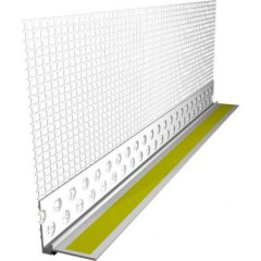 Профиль ПРИМЫКАНИЯ ПВХ с армирующей сеткой 6х100мм(2,4м)