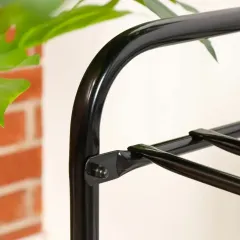 Полка для обуви Nika 3 секции, 79х33х59 см, черная (ЭТК3/Ч)