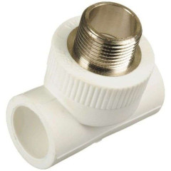 Тройник п/п комбинир. KALDE нар. резьба ф 25х3/4