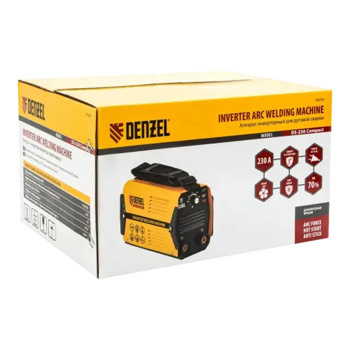 Аппарат сварочный DENZEL DS-230 Compact (94374) (*10)