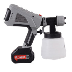 Акк краскопульт РЕСАНТА АКП-20Li (в комплекте 1 АКБ и ЗУ) (75/17/3) (*15)