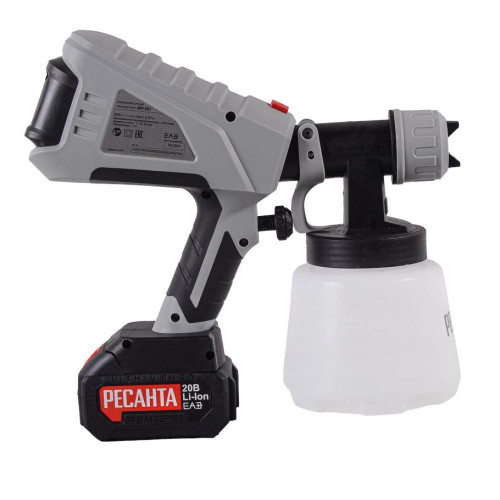 Акк краскопульт РЕСАНТА АКП-20Li (в комплекте 1 АКБ и ЗУ) (75/17/3) (*15)