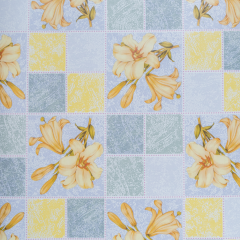 Пленка самоклеящаяся D&B 8м-45см 8237B (лилии на голубом фоне) (20)