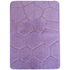 Набор ковриков для ванной и туалета 2шт ZALEL 55х90 сиреневый