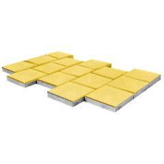 Плитка тротуарная вп  Проспект 400*400*60 (желтый)