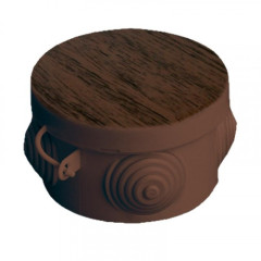 Коробка распред. ОП D85х40мм, крышка, бук, IP54, 4вх.  TDM SQ1401-0602 (660366)