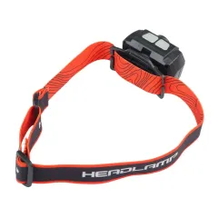 Фонарь налобный FOCUSray 1318 аккумуляторный 800мАН ,сенсор ,3 диода 3W +8 светодиодов