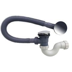 Сифон для ванны FRAP F68-2 автомат, хром