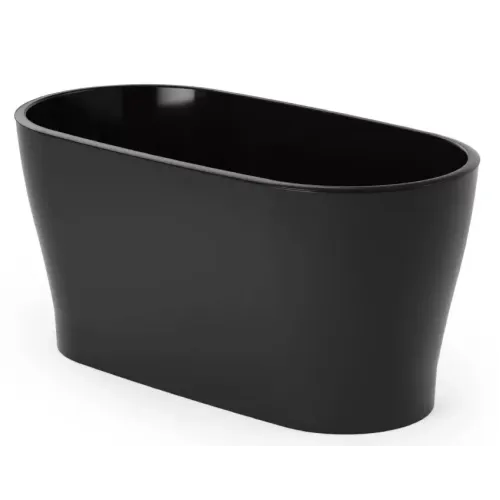 Горшок для цветов ЛЕЯ овальный двойной графит 4л М8898 (278996)