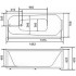 Ванна акриловая BELLSAN Лайма 150х70х63см на раме, экран, сифон (*30)