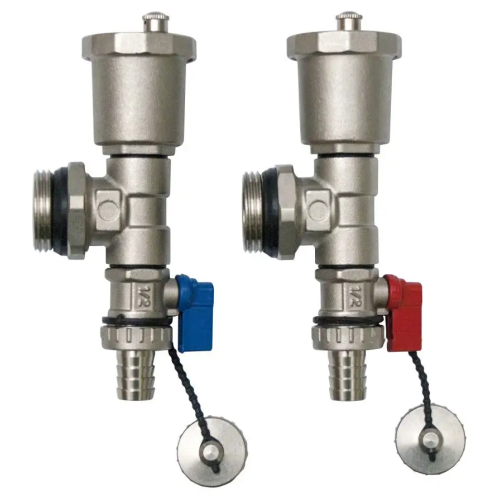 Воздухоотводчик автоматический со сливным краном ф 1