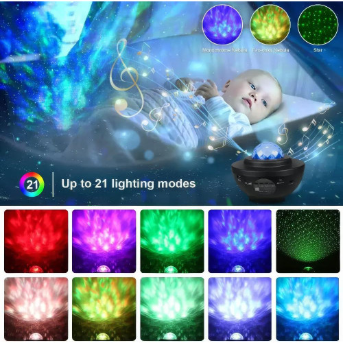 Лампа ночник Звёздное небо с динамиком