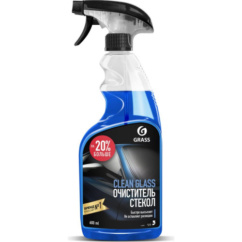 Средство GRASS CLEAN GLASS для мытья стекол и зеркал триггер 600 мл (110393)