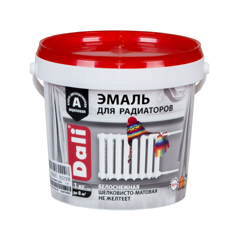 Эмаль для радиаторов DALI акриловая 1л