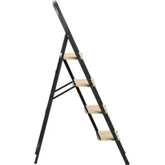 Стремянка АЛЮМЕТ (МК804P) сталь, 4 широкие ступени