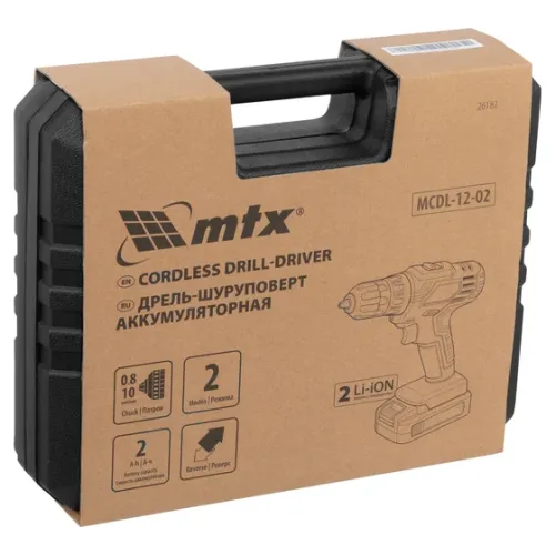 Шуруповерт MTX MCDL-12-02 (26182) (*15)