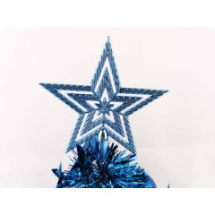 Елка настольная декорированная ВОЛШЕБНЫЕ ПОДАРКИ 33см, синий (8\1802)