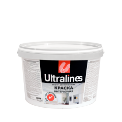 Краска в/д ULTRA LINES Интерьерная для Стен и Потолков 3кг