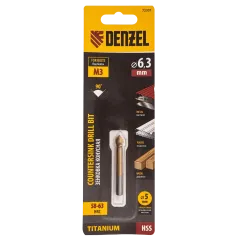 Зенкер конусный Denzel по металлу под М3 (72301)