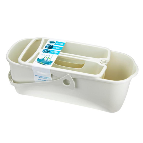 Ведро пл 17 л белое с органайзером Idea М2419