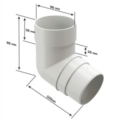 Docke PREMIUM Колено 72 (пломбир) (20шт)