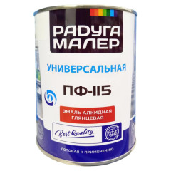 Эмаль ПФ-115 РАДУГА-МАЛЕР бежевая 0,9 кг