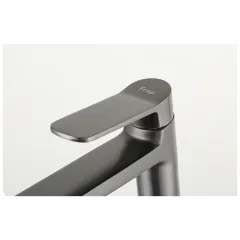 Смеситель для умывальника FRAP F1062-29 оружейная сталь, высокий