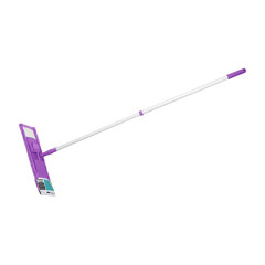Швабра для пола с насадкой из микрофибры, фиолетовая, PERFECTO LINEA (43-392010)