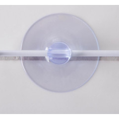 Полка для ванной комнаты универсальная подвесная Доляна, цвет белый