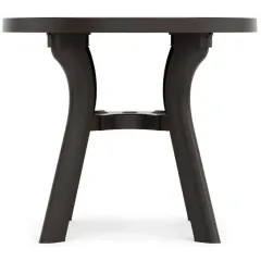 Стол пластм круглый Атлант мокко 900х900х765мм М 8942 (501655)