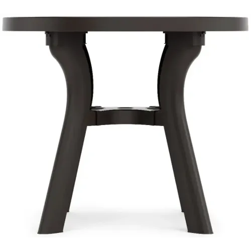 Стол пластм круглый Атлант мокко 900х900х765мм М 8942 (501655)