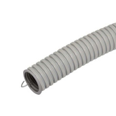 Труба ПВХ гофр. с протяжкой ф 16мм ДКС (100м)(22356)