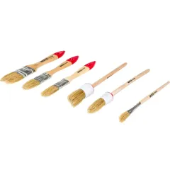 Кисти FIT Master Color флейцевые набор 6 шт (30-0510)