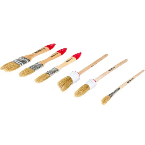 Кисти FIT Master Color флейцевые набор 6 шт (30-0510)