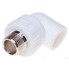 Уголок п/п комбинир. KALDE нар. резьба ф 25х3/4