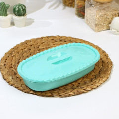 Миска IDEA 1,5л с крышкой, пластик (4386088)