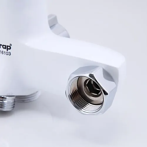 Смеситель для ванны FRAP F2234 шар. встр. диверт, бел(разноцвет), латунь