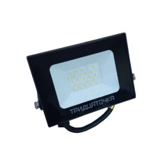 Прожектор (LED) 30Вт 2550лм дневн. 5000К IP65 черный Фарлайт