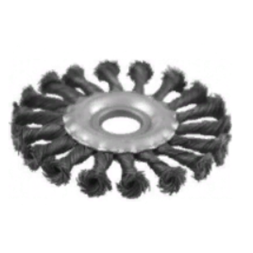 Щетка для УШМ КУРС колесо, витая 150 мм (39031)