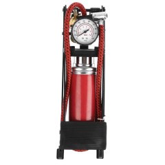 Насос авто ножной TORSO с манометром, 1 цилиндр, усиленный (860533)