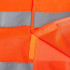 Жилет сигнальный со светоотражающий, оранжевый, 2 класс, размер 68х55см (3628606)