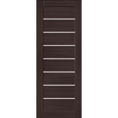 /Дверное полотно Браво-22 ДО 60 Wenge Melinga, покрытие ЭкоШпон (BRAVO) (Magic Fog)(153-1116) ЛИКВИДАЦИЯ