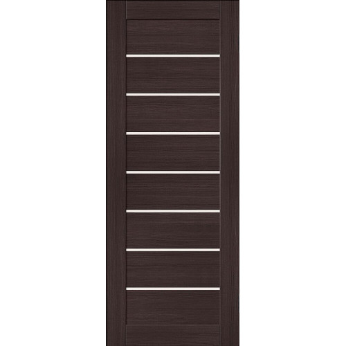 /Дверное полотно Браво-22 ДО 60 Wenge Melinga, покрытие ЭкоШпон (BRAVO) (Magic Fog)(153-1116) ЛИКВИДАЦИЯ