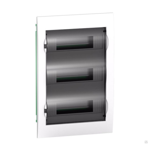 Бокс встраив. с прозрач. дв. 3ряда/36мод, шина ноль,земля Easy9 Box EZ9E312S2FRU (608849)