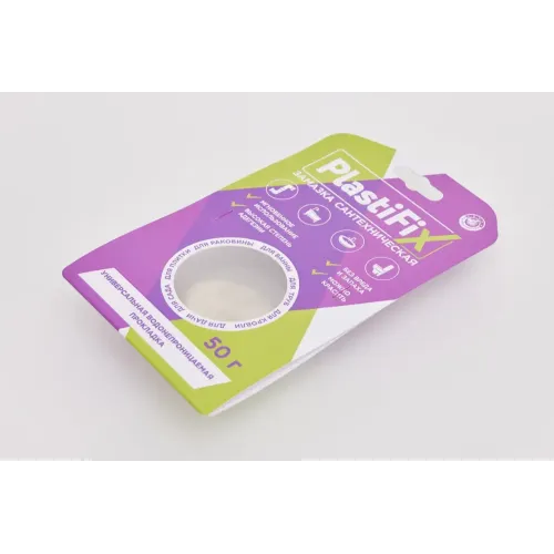 Замазка сантехническая 50гр PlastiFix