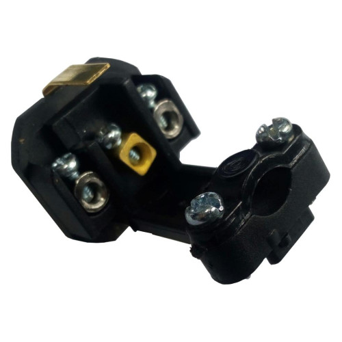 Вилка AY-KA 2P+E угловая 16А каучук IP44 (Турция) 5511200