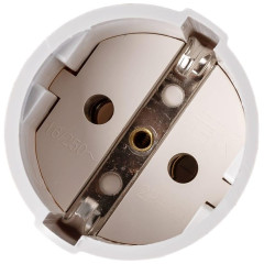 Розетка 2P+E 16А на кабель ИЭК ERP10-16-01-K01