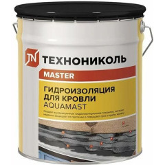 Мастика битумно-резиновая Aquamast гидроизоляция кровли 18кг