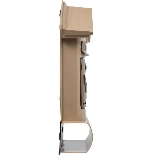 Ящик почтовый ЭЛИТ бежевый с корич. (14054)