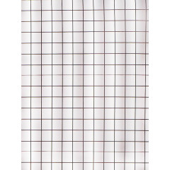 Шторка для ванной Квадратики, синяя, полиэстер, STSC1026 180х180см (396520)